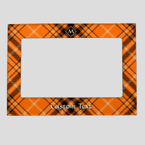 Halloween Orange Tartan Magnetic Frame