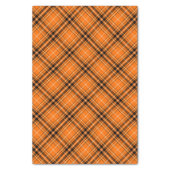 Halloween Orange Tartan Tissue Paper (Vertical)