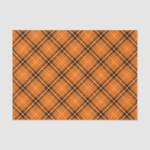 Halloween Orange Tartan