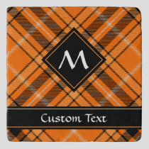 Halloween Orange Tartan Trivet