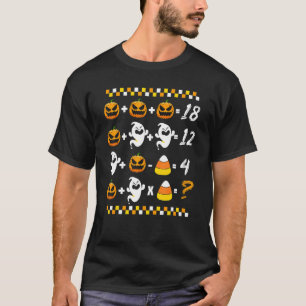 Halloween Order of Operations Quiz Math Teacher pu T-Shirt