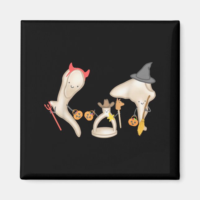 Halloween Ossicle Audiology Audiologist Student En Magnet (Front)