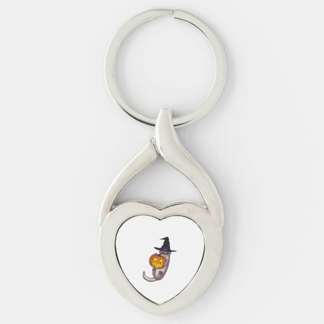 Halloween Otter Keychain (Front)
