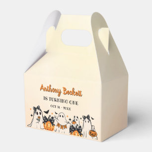 Halloween Our Little Boo 1st Birthday Party Favor Boxes