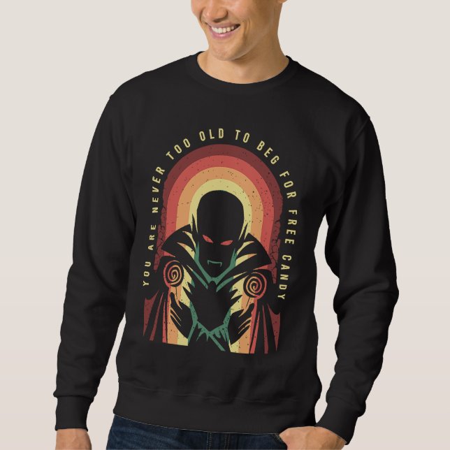 Halloween Outfit for a Vampire Lover Sweatshirt (Front)