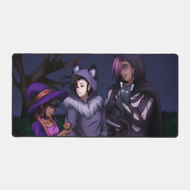 Halloween Outing Desk Mat (Front)