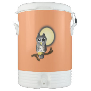Halloween Owl Beverage Cooler