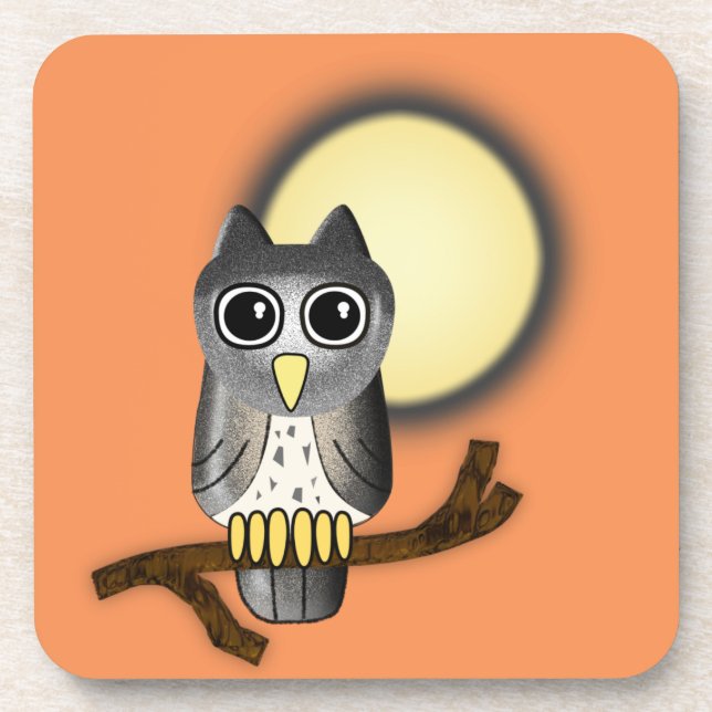 Halloween Owl Coaster (Front)