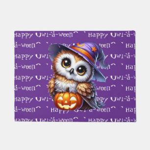 Halloween Owl Doormat