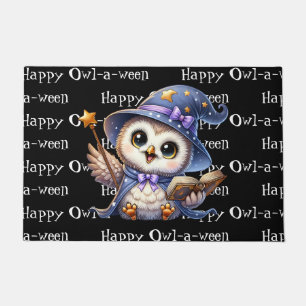 Halloween Owl Doormat