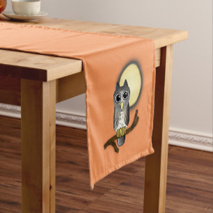 Halloween Owl Short Table Runner