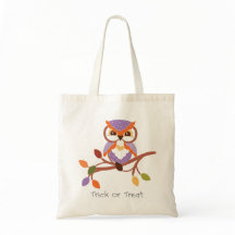 Halloween Owl Trick or Treat Bag