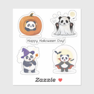 Halloween Panda Collection Sticker