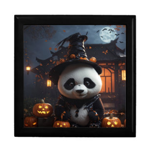 Halloween panda gift box