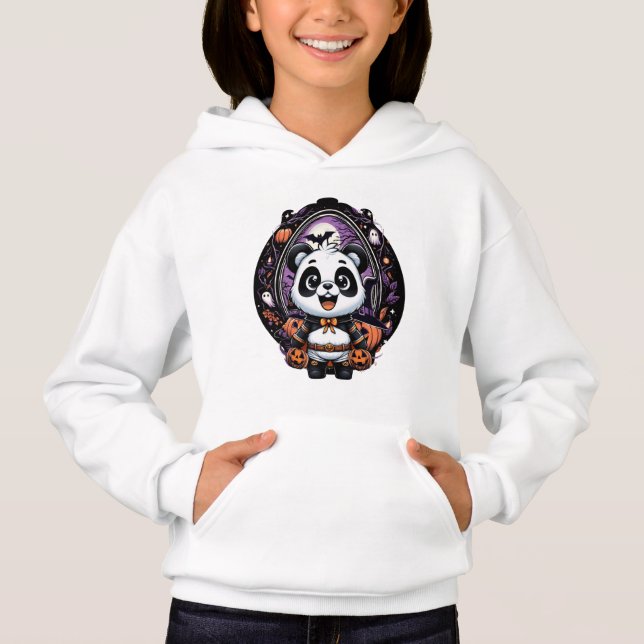 "Halloween Panda" Two-Sided Hoodie (Front)