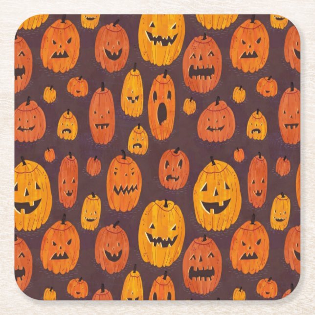 Halloween Paper Coaster (Front)