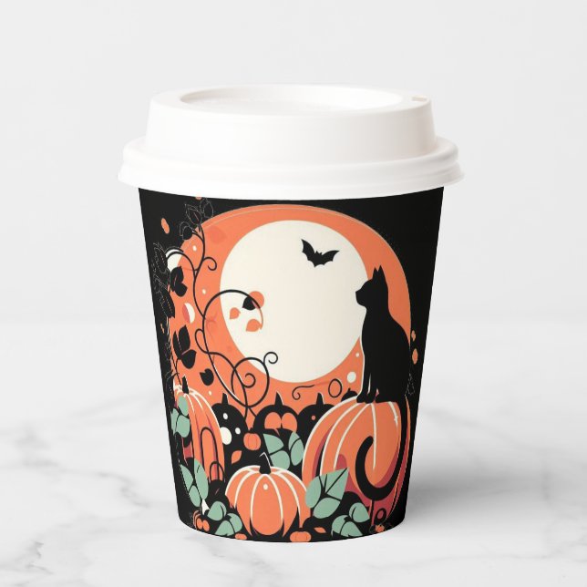 Halloween  paper cups (Front)