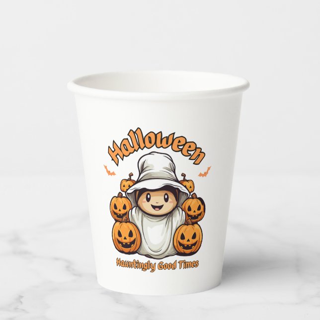 Halloween                                          paper cups (Front)