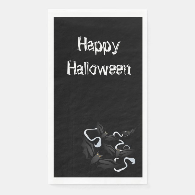 Halloween Paper Guest Towel (Front)
