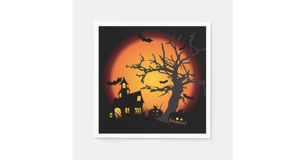 Halloween Paper Napkins Zazzle