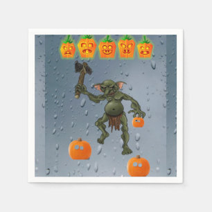 Halloween Paper Napkins, Goblin Napkins