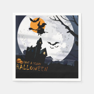 Halloween Paper Napkins, Happy Halloween Napkins