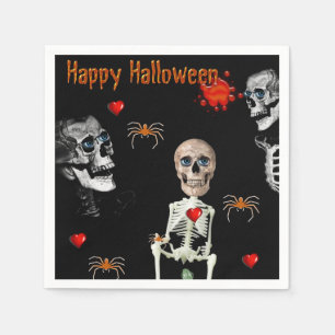 Halloween Paper Napkins, Happy Halloween Napkins