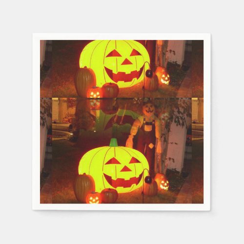 Halloween Paper Napkins Pumpkin Napkins