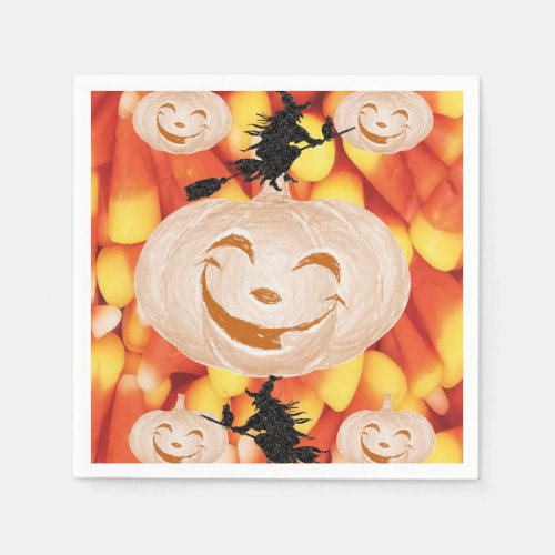 Halloween Paper Napkins Pumpkin Napkins