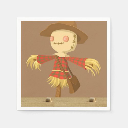 Halloween Paper Napkins Scarecrow Napkins