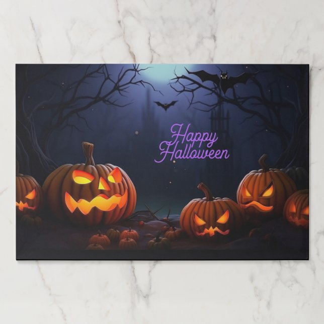 Halloween Paper Placemat (Front)
