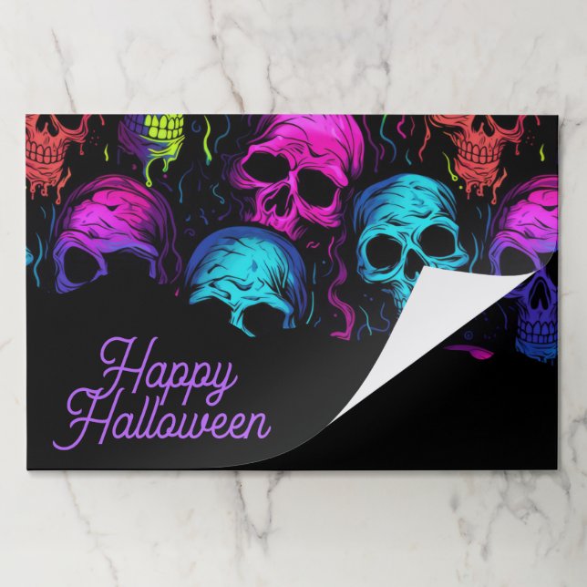 Halloween Paper Placemat (Folded)