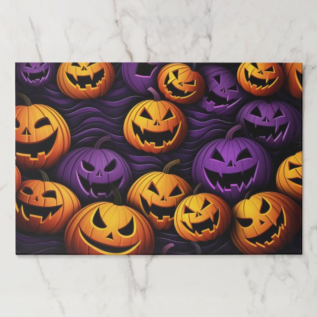 Halloween Paper Placemat (Front)