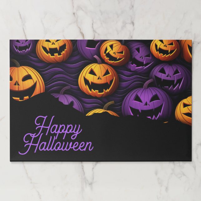 Halloween Paper Placemat (Front)
