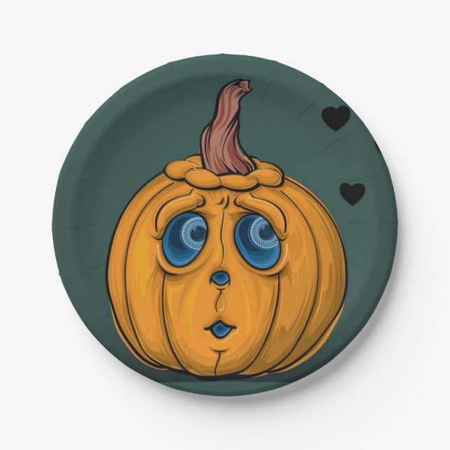 Halloween Paper Plate (Front)