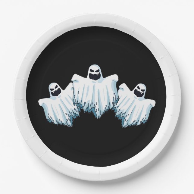 Halloween Paper Plate (Front)