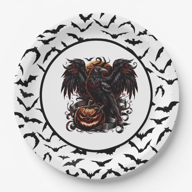 Halloween  paper plates (Front)