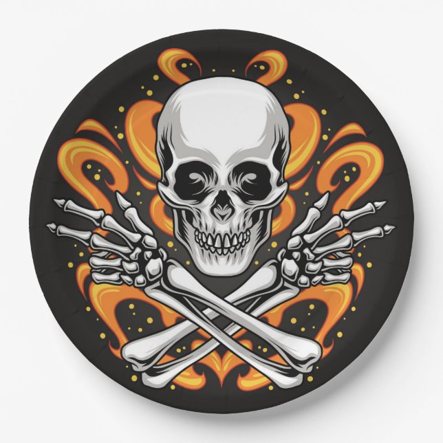 Halloween Paper Plates (Front)