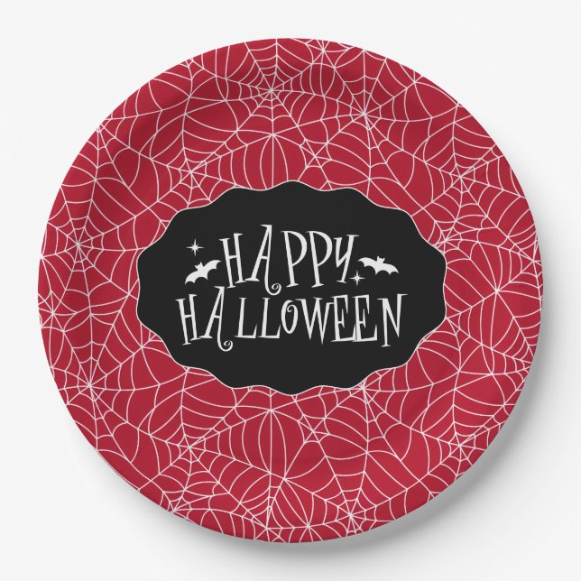 Halloween  paper plates (Front)