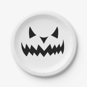 Halloween paper plates
