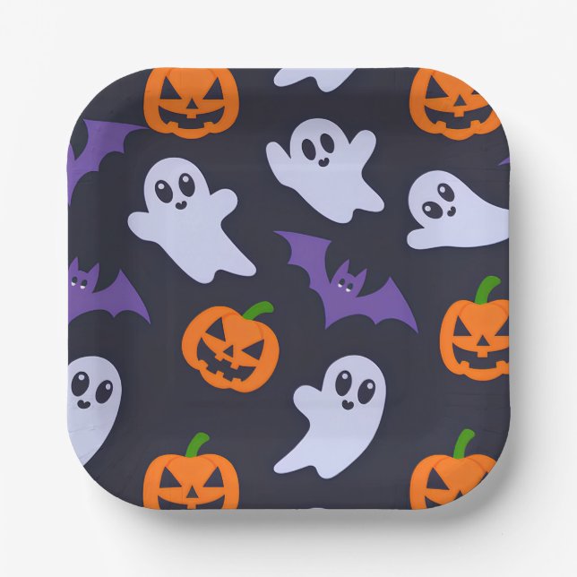 Halloween Paper Plates (Front)