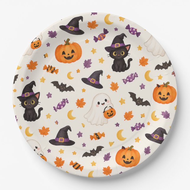halloween paper plates (Front)
