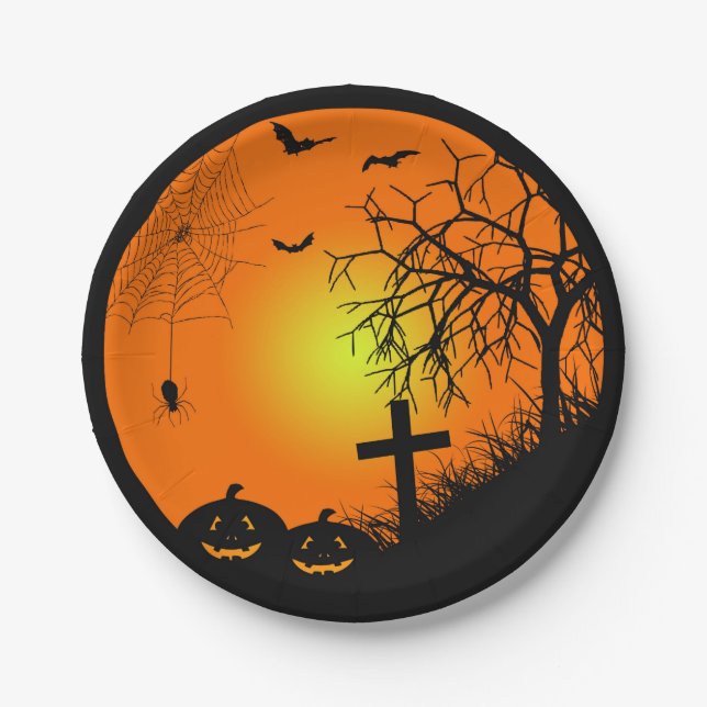 Halloween Paper Plates (Front)