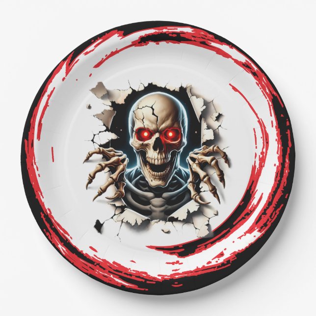 Halloween Paper  Plates (Front)