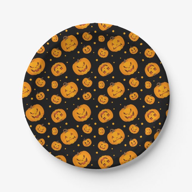 Halloween Paper Plates (Front)