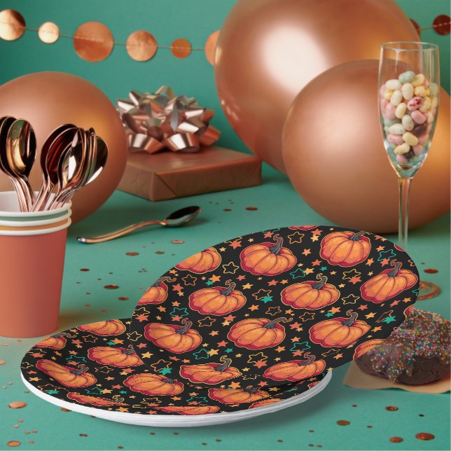 Halloween Paper Plates (Multi)