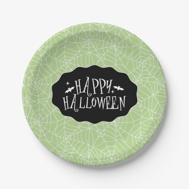 Halloween  paper plates (Front)