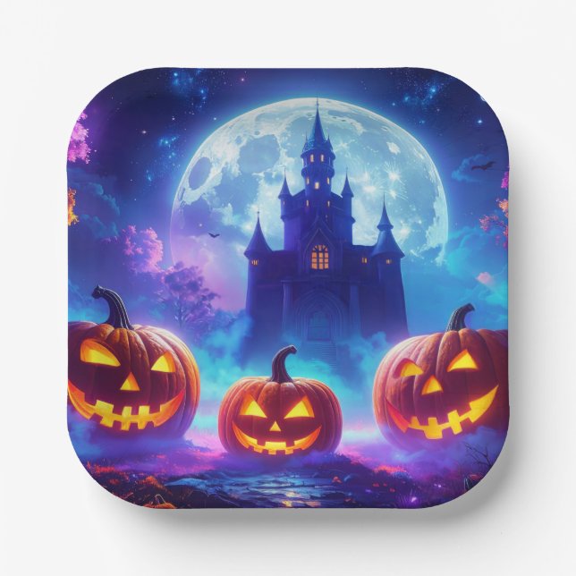 Halloween Paper Plates (Front)