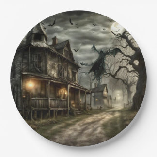 Halloween paper plates