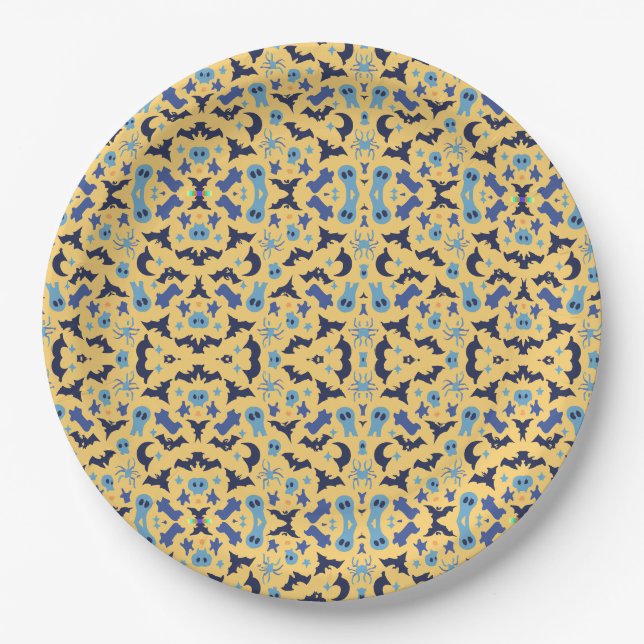Halloween  paper plates (Front)